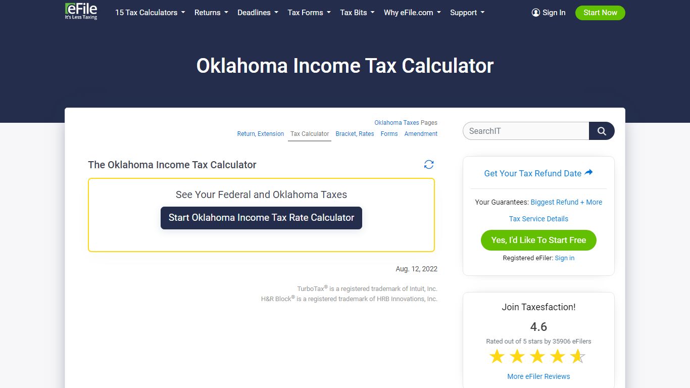 Calculate, Estimate Your Oklahoma Income Taxes by Tax Year